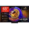 TCL C7L TV 65C7L SQD‑Mini LED da 65", 4K HDR, 3000 nit, 1.152 zone di dimming, Google TV, 144Hz, Dolby Vision & Atmos, Audio Bang & Olufsen