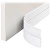 EXTSUD Guarnizione Sottoporta in Gomma Adesivo Pellicola Insonorizzata Antispiffero Antivento Striscia di Sigillatura Paraspifferi Porta Antipolvere (100cm x 5cm) 2 Pezzi Bianco