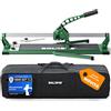 BOLKERS® ProCut S 600 Taglia piastrelle - Tagliapiastrelle lunghezza di taglio 600mm - tagli precisi con disco da taglio in carburo di tungsteno con cuscinetto a sfera - punzone rottura magnetico