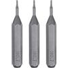 QUARKZMAN 3Pz H0.7 Punte Avvitatore Esagonale 5/32 Gambo Esagonale 28mm L | in Acciaio S2, Magnetiche, con Testa Esagonali, Inserti per Avvitatore Professionali, per Riparazioni di Precisione