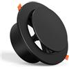 Brogachy Aygrochy - Griglia di ventilazione da parete, regolabile, spessa, in ABS, 100 mm, per ventola di scarico, per camera da letto, bagno, ufficio