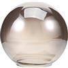 UPKOCH Paralume a Globo in Vetro Grigio da 130mm per Lampade | Ricambio per Sospensioni e Applique, Superficie Liscia, Tocco Confortevole, per Bar e Camera da Letto