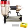meite Chiodatrice pneumatica a T per calcestruzzo con chiodi per calcestruzzo da 32 mm (400 pezzi), pistola per calcestruzzo ad aria resistente calibro 14, compatibile con chiodi a T per calcestruzzo