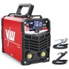 VECTOR WELDING Saldatrice MMA 160A ad elettrodo, ARC Lift TIG Pulse, inverter IGBT | Saldatrice inverter compatta da 3,2 kg con Hot Start, Arc Force, Anti-Stick, display digitale e ventola intelligente