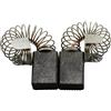 Buildalot Spazzole di carbone per Protool MXP 1000 EQ - 6,3 x 10 x 14 mm | Carboncini | Con arresto automatico, molla, cavo e connettore | Set da 2 | Rif. 627010, 627034