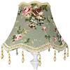 CVEVSFG Lampada da tavolo con nappa di perle, paralume in tessuto con frange e perline, coprilampada, decorazione retrò for tavolo e camera da letto.(Color03)