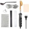 Sogoluat Kit Saldatura Paraurti Auto con Plastica Kit Saldatura Paraurti(A) | plastica PP, rete riparazione, integrazione perfetta, paraurti auto, fissaggio rapido