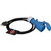Brennenstuhl 1132915 Adattatore con Spina Cee e Presa It, Nero/Blu