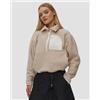 The North Face Felpa In Pile Da Donna The North Face Yumiori Off Peak 1/2 Zip Jacket Beige