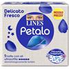 Fater LINES PETALO BLU ASSORBENTE NOTTE 9 PEZZI