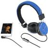 Hi-Fun HI DEEJAY Cuffie a Padiglione con Microfono Bass Boost System Jack 3.5mm 105 dB colore Blu