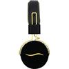 Hi-Fun HFHIDEEJAY-BYE Hi-Deejay Cuffie a Padiglione con Microfono 32Ω 105 dB Jack 3.5 mm colore Nero Giallo