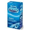 Durex - Jeans - 6 preservativi trasparenti lubrificati