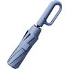 Generic Ombrello con fibbia ad anello, antivento con striscia riflettente, portatile, protezione solare UPF 50+, antivento, ombrello da viaggio | per viaggi, spiaggia, vacanze, passeggiate, pendolarismo
