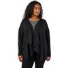 Zizzi Flash by - Cardigan da donna, taglie grandi, aperto sul davanti, taglia 42-60