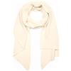 styleBREAKER Sciarpa Donna Asimmetrica in Viscosa Tinta Unita | Foulard in fibra naturale 100% per autunno e inverno, versatile come ampia stola scaldaspalle.