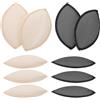 Beavorty Imbottitura per Reggiseno, 5 Paia, Spugna, Effetto Push-up | Bikini e Costumi da Bagno, Cotone Morbido, Cucibile nel Reggiseno, per Coppa Piccola Colore Casuale