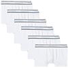 NAVIGARE UNDERWEAR BOY Confezione da 6 Boxer Bambino E Ragazzo in Cotone BIELASTICO con Elastico Esterno Stampato - Colore Bianco E Colorati in Cotton Stretch Jersey. Articolo Scatolato singolarmente