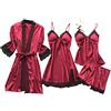 Generic Perizoma Donna Seducente Completini Sexydonna Hot Donne Abito di Seta Robe Sleepwear Pajamas Set Lace Nightdress Lingerie Completi Lingerie Donna Lengeria Intima Hot