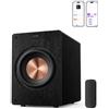 ULTIMEA SUB10 Subwoofer Attivo 10" con Adattatore Wireless e Controllo App | 550 W picco, 25 Hz, passa-basso 30-180 Hz, Classe D, BT 6.0, EQ/Fase app, XLR, RCA/LFE, ingresso alto livello, Hi-Fi/AVR