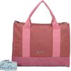 Fritzi aus Preussen Fritzi Canvas Tote Bag Uni Shopper Borsa Donna Misto Cotone Grande Tote Bag Vegan 29,5 x 40 x 14 cm - Nero - Rosa - Arancione - Lilla - Menta - Blu - Verde Oliva - Viola - Marrone - Beige - Giallo