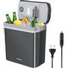 STAKMANN Frigorifero Elettrico Portatile 24 Litri Caldo e Freddo Grigio Spina 230V e 12V