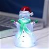 BAKAJI Pupazzo di Neve Soggetto Decoro Natalizio Luminoso LED USB Punto Luce PC