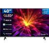 METZ 40MQE7000Z TV QLED, SMART TV, 40 ", Full-HD, Nero, Classe E