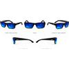 lenti polarizzate di ricambio newpolar per ray ban 4151 59 mm specchio blu