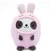 AMI PLUSH Smoochy panda con cappuccio da coniglio