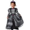 CARNAVAL QUEEN Costume Principessa degli Scheletri per Bambini
