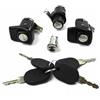 Electric-Life ELECTRIC LIFE Kit cilindro serratura anteriore Sx anteriore Dx posteriore ZR85104 Compatibilità con FIAT Panda Hatchback 141