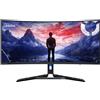 Lenovo Legion R34w-30 Monitor da 34 pollici, 180Hz, HDMI, DisplayPort