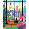 PuzzleCraftix Puzzle Gatti New York 500 1000 2000 Pezzi Adulti Regalo Arredo Casa