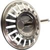 Blanco, 119146, filtro griglia per lavandino, 7,9 cm, con perno per un facile utilizzo, 18 fori di scarico, pezzo di ricambio originale, in acciaio inox