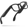 IRRADIO VisionAI Clear Occhiali AI Smart Glasses con Fotocamera 8MP, Smart Glasses con Traduzione in Tempo Reale, Musica, Foto, Video, Occhiali Smart Dotati di Assistente AI