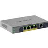 NETGEAR Switch PoE 5 Porte, Switch Ethernet Gigabit Gestito GS105EPP | 4 x PoE+ Porte @ 120W, Desktop/Parete