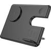 HOCO CQ1 3in1 Geek Caricabatterie wireless pieghevole 15W Supporto ricarica Apple Watch Stampato nero