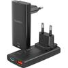 Choetech Mini Caricabatterie Pd6011 Pd65W Gan Slim Usb-A+C (Nero)