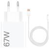 Telefonmax Caricabatterie rapido Xiaomi Mi, Redmi Note, Poco da 67 W HyperCharge USB-A con cavo USB-C da 1 m