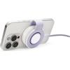 Twelve South Caricabatterie wireless Qi2 2-in-1 di Twelve South ButterFly SE - Compatibile con iPhone, Apple Watch e AirPods - Include un cavo di ricarica USB-C intrecciato in tinta - Utilizzabile con qualsiasi adattatore di alimentazione USB-C da 30W+