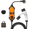 OEM Caricabatterie portatile per veicoli elettrici, potenza 3,5 kW, lunghezza cavo 5 m, Tipo 2 16A 3,5KW
