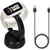 kwmobile Caricabatterie USB compatibile con Xiaomi Mi Band 10 / 9 / 8 / 8Pro / Redmi Watch 3 Active - Supporto/base di ricarica USB per smartwatch
