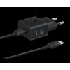 Samsung Caricabatterie rapido Samsung, USB-C, 25 W, con cavo dati - Nero