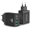 Honeywell Caricabatterie USB-C da 2 pezzi, adattatore multipresa a 4 porte con USB-C e USB-A, caricabatterie rapido da 40W con tecnologia PD 3.0, alimentatore per iPhone 15 Pro