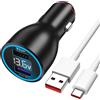 Dripio Caricabatterie da auto USB da 120W con cavo USB-C da 1 metro, compatibile con Xiaomi e Redmi