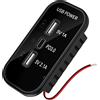 Dripio Caricabatterie USB-C da 12V, con supporto PD3.0 e QC3.0, 36W, colore nero