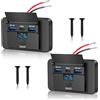 Dripio Prese USB da 12V, 66W, per auto, caricabatterie, confezione da 2, con tecnologia PD3.0 e QC3.0