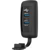 Dripio Caricabatterie USB da 48W, con doppia porta USB-A (QC3.0) e porta Type-C (PD3.0), compatibile con 12V/24V