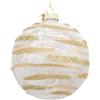 BIZZOTTO SFERA VETRO STREAKS BIANCO D100